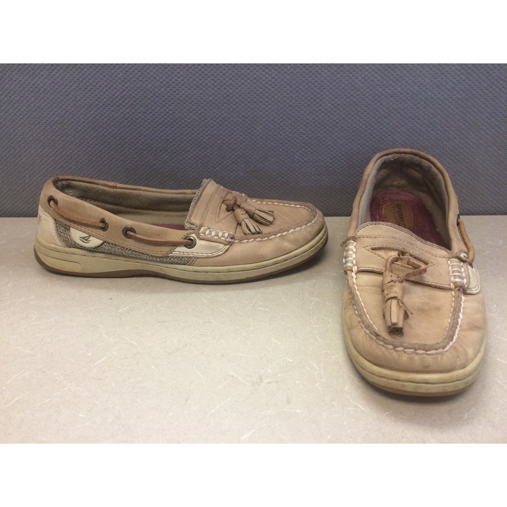 Sperry Top-Sider Womens Boat Shoes Size 6.5 M 9174434 Beige